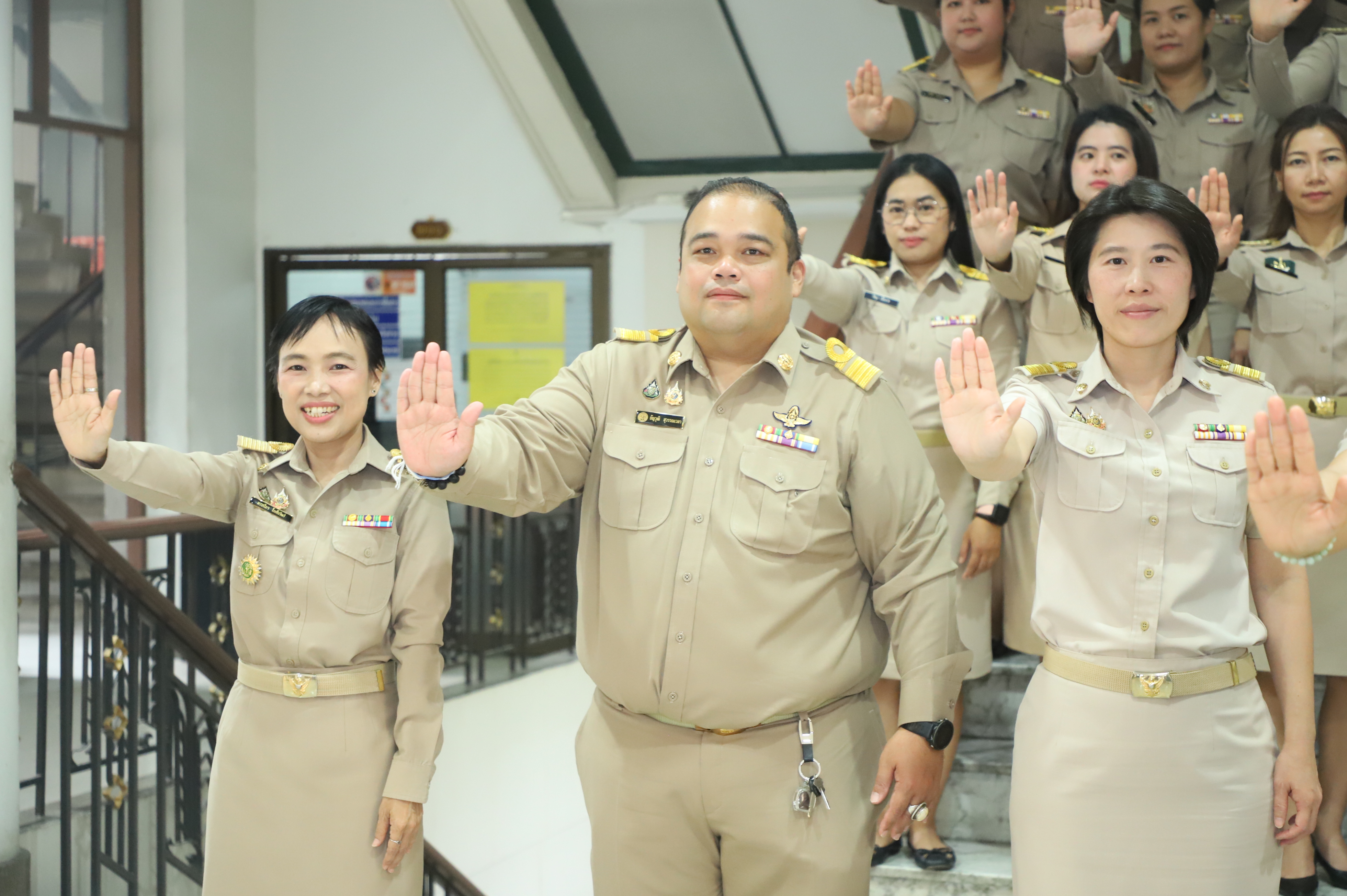 title - สกม. ประกาศเจตนารมณ์เป็นองค์กรคุณธรรม ประจำปีงบประมาณ พ.ศ. 2569 พร้อม แสดงออกเชิงสัญลักษณ์และแสดงเจตนารมณ์ไม่รับของขวัญและของกำนัลทุกชนิดจากการปฏิบัติหน้าที่ (No Gift Policy)